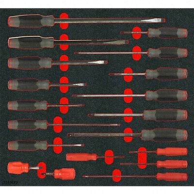 Screwdriver Sets Ergonomic 19 pieces