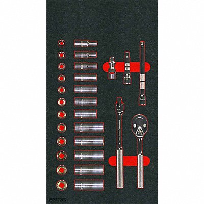 Socket Sets Head Shape Pear 29 pieces