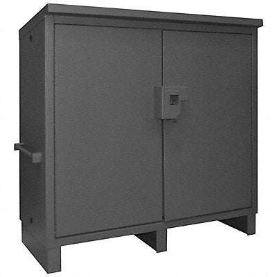 Shelving Cabinet 62-3/4 H 64 W Gray