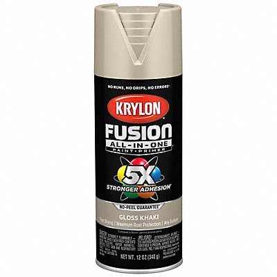 Spray Paint Khaki Gloss 12 oz.