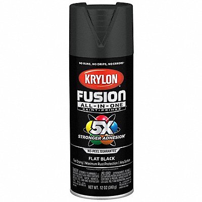 K7480 Spray Paint Black Flat 12 oz.