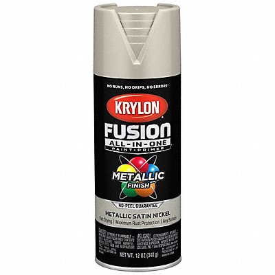 Metallic Spray Paint Satin Nickel 12oz.