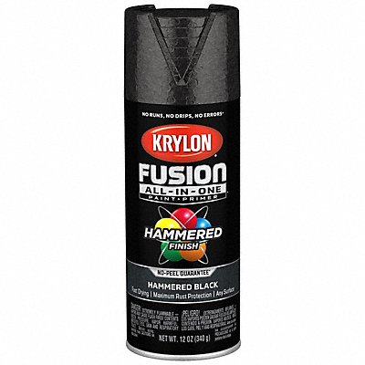 Hammered Spray Paint Black 12 oz.