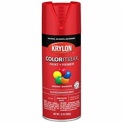 Spray Paint Gloss Banner Red 12 oz