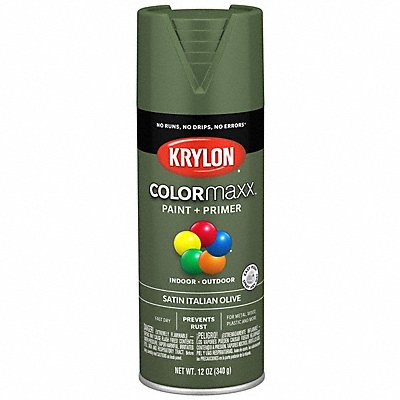 Spray Paint Satin Italian Olive 12 oz