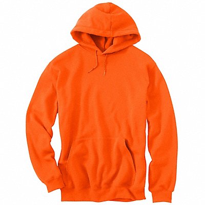 Hooded Sweatshirt Orange Men s Size M