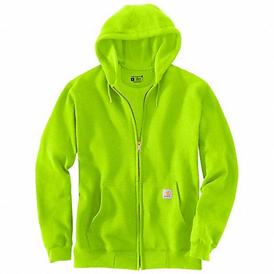 Zip-up Sweatshirt Green Men s Size 4XL