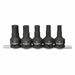 Hex Bit Imp Skt Set 5 pcs. 3/4 Dr SAE