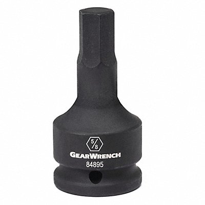 Hex Bit Impact Socket 3/4 Dr 9/16 