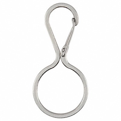 Carabiner Key Clip Silver 11/16 in