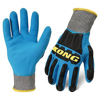 Knit Work Glove M Blue HPPE PR