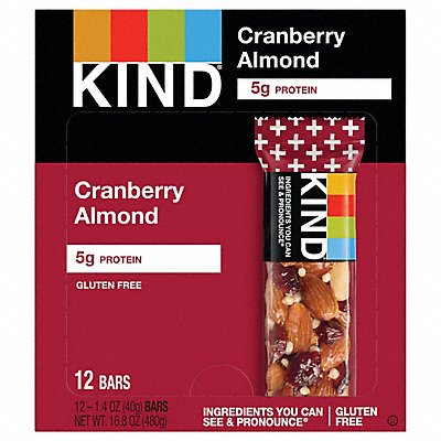 Nut Bars 16.8 oz Pack Size PK12