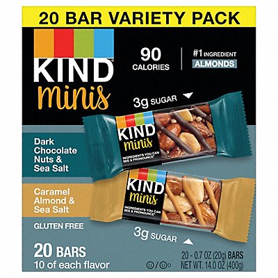 Nutrition Bars 14 oz Pack Size PK20