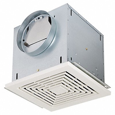 Commercial Fan 120V AC White Grille