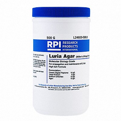 Luria Agar Powder (Millers LB) 500g