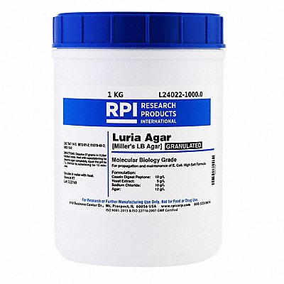 Luria Agar Granulated (Millers LB) 1kg