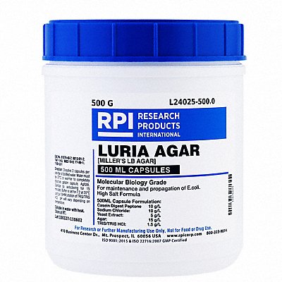 Luria Agar 500g Caplet PK25