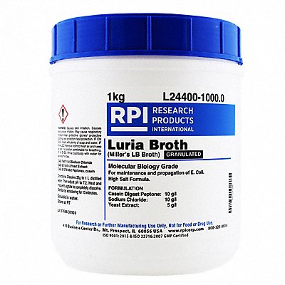 Luria Broth Granulated (Millers LB) 1kg