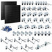 Stationary Pegboard Panels and Racks