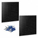 Stationary Pegboard Panels and Racks