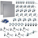 Stationary Pegboard Panels and Racks