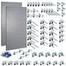 Stationary Pegboard Panels and Racks