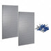 Stationary Pegboard Panels and Racks