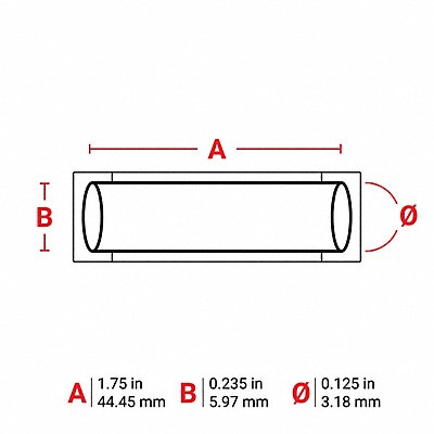 Sleeve Polyolefin Green 1 3/4 W