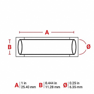 Sleeve Polyolefin Orange 1 W