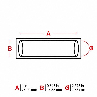 Sleeve Polyolefin Blue 1 W