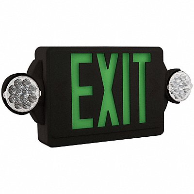 Combo Exit Fixture Black/Green