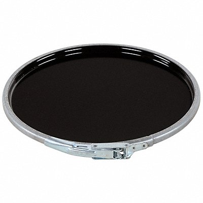 Steel Pail Lid Black Steel