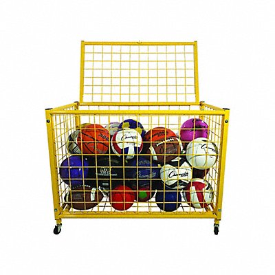 Game Ball Locker 42 inLx24 inW Yellow