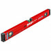 Box Beam Level Black/Red 24 in L