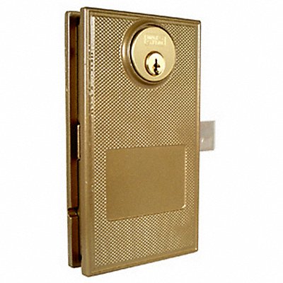 Swing Door Lock Bolt-On Steel Gold