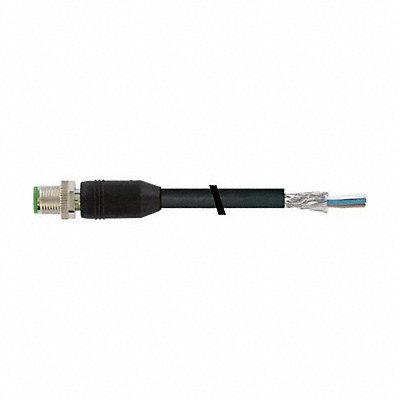 Cordset Straight M12 20 AWG 26 AWG 6 A