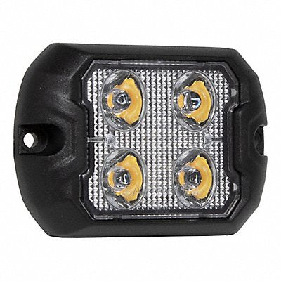 Warning Light Amber Flashing 12/24V DC