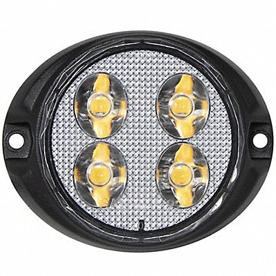 Warning Light Amber Flashing 12/24V DC