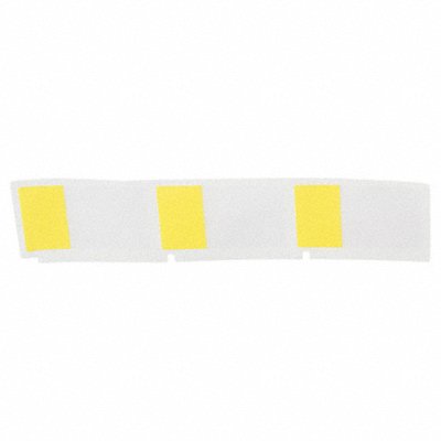 Precut Label Roll Cartridge Clear/Yellow