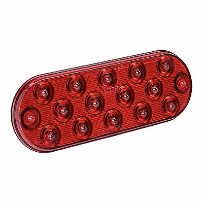 Stop/Turn/Tail Light Oval Red 6-1/2 L