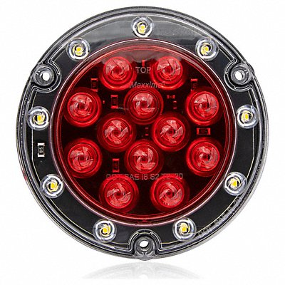 Stop/Tail/Turn/Back-Up Light Round Red