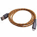 USB-A Cable Orange 4 ft L Cable