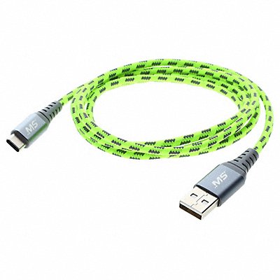 USB-A Cable Yellow 4 ft L Cable