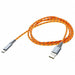 USB-A Cable Orange 4 ft L Cable