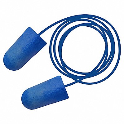 Earplugs Roll-Down Corded Blue PK100