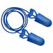 Earplugs Push-In Corded Blue PK100