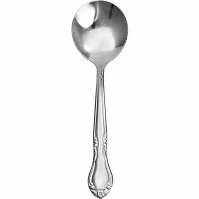 Bouillon Spoon 6 1/8 in L Silver PK24