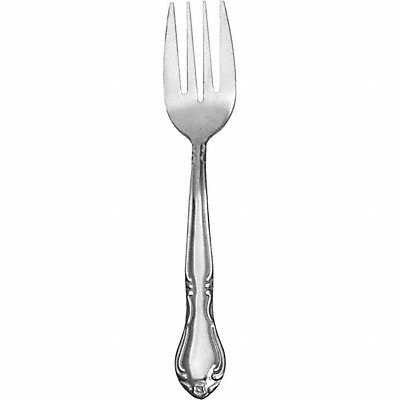 Salad Fork 6 3/8 in L Silver PK24