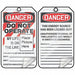 Danger Tag 3-1/4 WX5-3/4 H PK25