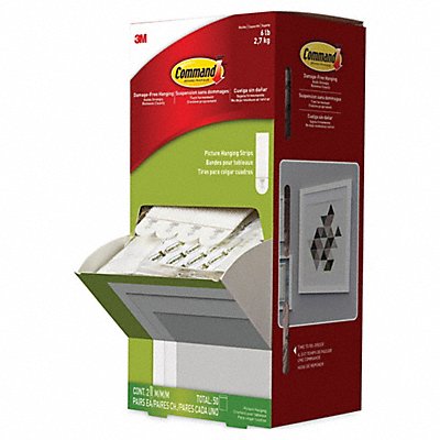 Picture Hanging Strips White PK50